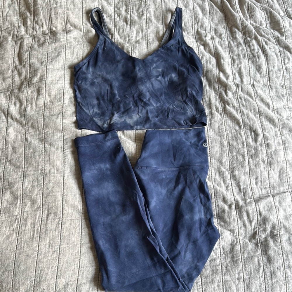 Lululemon tie dye set